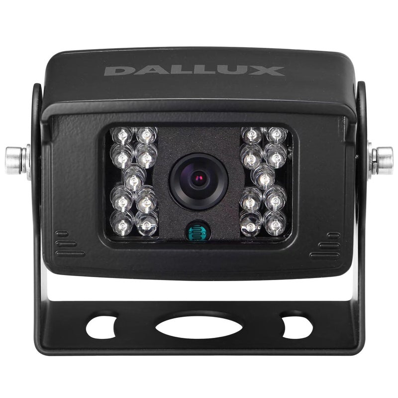DALLUX Bus Truck Vehicle Backup Cameras Wide View Angle cab cam Rearview Reverse Waterproof Night Vision 4 PIN Cam for Travel Trailer/Pickup/Van/RV Camper/Motor Home (12V,package not include extension cable) - Image 1